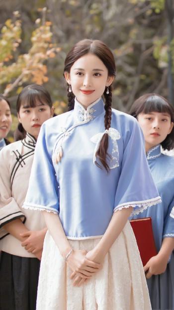 中国内地新疆乌鲁木齐市影视女演员古力娜扎新剧民国造型图片第0张