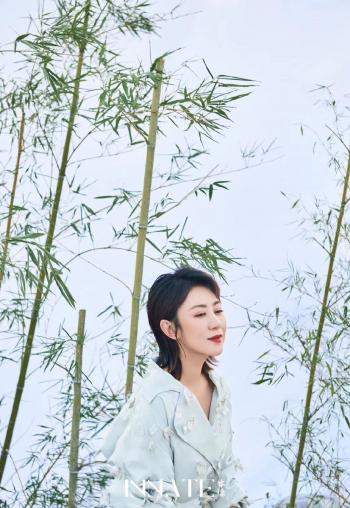 高清辽宁省丹东市宽甸满族自治美女马丽红色高叉长裙性感写真图片第5张