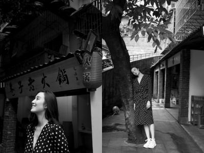 宋佳性感光影写真图片第6张