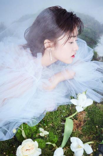 高清美女沈月连衣裙清新甜美写真图片第6张