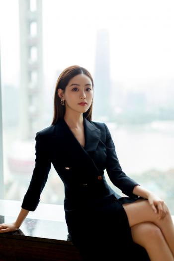 中国内地黑龙江齐齐哈尔女演员祝绪丹纱裙仙气高清桌面壁纸第3张