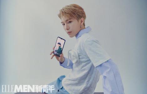 范丞丞金发西装写真图片第3张