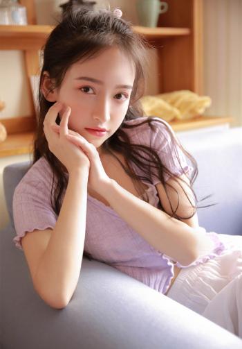 盖玥希黄裙优雅时尚写真图片第5张