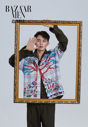 中国内地浙江省衢州男演员叶祖新俏皮街拍写真图片第3张