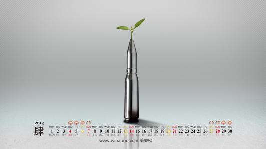 美丽雪景风光壁纸之2013年3月日历壁纸【2】第4张