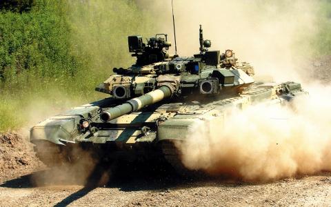 T-90主战坦克重火力高清桌面壁纸第3张