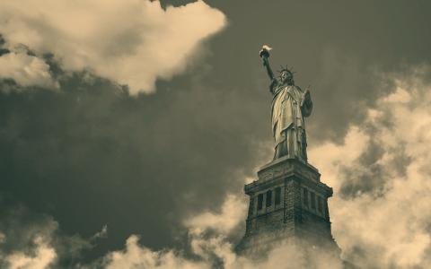 美国自由女神像桌面壁纸之高清美景第2张