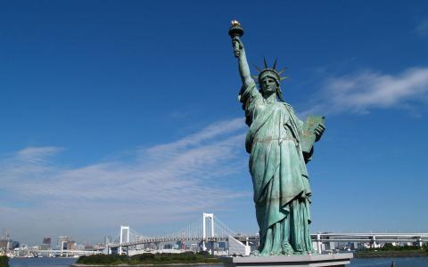 美国自由女神像桌面壁纸之高清美景第5张