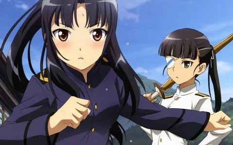 动漫强袭魔女桌面壁纸之OVA动画第6张