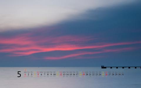2013年5月风景桌面日历之大自然美景第0张