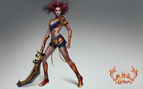 大唐无双2林志玲美女代言游戏桌面壁纸第5张