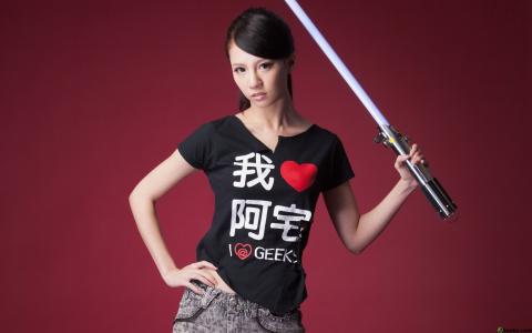 _高清澳门，平面模特美女林采缇-女帝蛇姬性感高清写真手机壁纸第4张