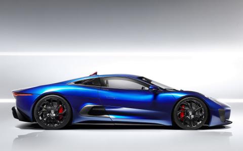 最新款跑车捷豹C-X75概念跑车高清电脑壁纸第3张