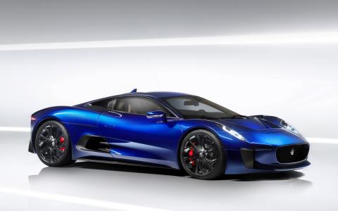 最新款跑车捷豹C-X75概念跑车高清电脑壁纸第5张