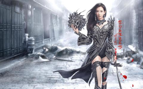 大唐无双2林志玲美女代言游戏桌面壁纸第2张