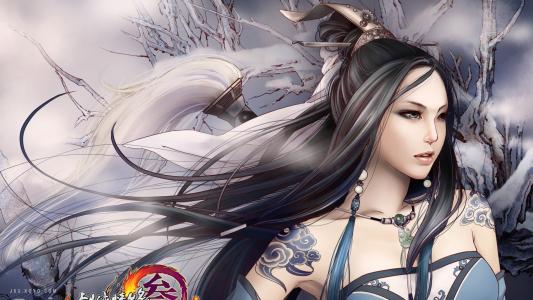 高清手游chinajoy游戏唯美美女高清壁纸第5张
