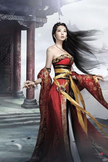 林志玲大唐无双2游戏代言高清手机壁纸第3张