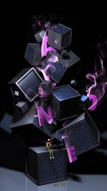 高清魔幻立体空间创意3DiPhone5手机壁纸第0张