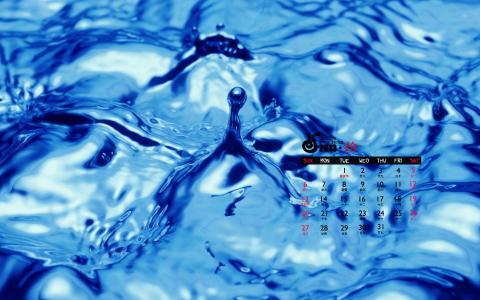 高清雨水清新护眼绿色水滴露珠高清桌面壁纸第5张