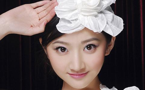 高清中国内地陕西西安女演景甜清新甜美高清桌面壁纸第2张