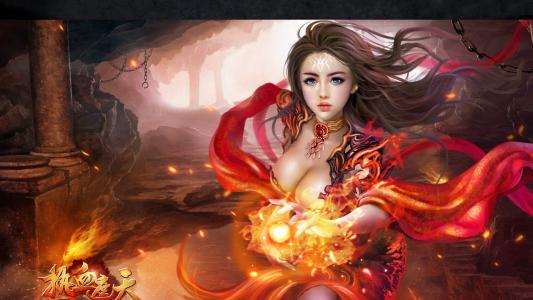 高清手游chinajoy《逍遥江湖》美女游戏壁纸第4张