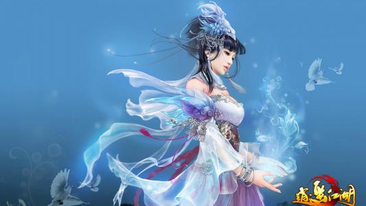 高清手游chinajoy《逍遥江湖》美女游戏壁纸第0张