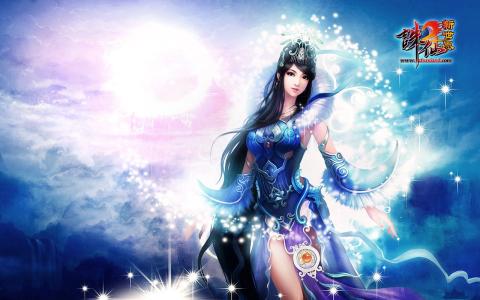 高清手游chinajoy游戏唯美美女高清壁纸第2张
