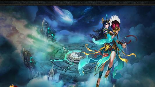 高清手游chinajoy游戏唯美美女高清壁纸第1张