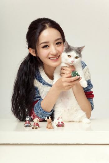 赵丽颖性感露肩写真手机壁纸第2张