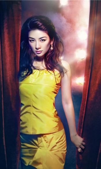 上海美女演员黄奕靓丽写真高清手机壁纸第0张