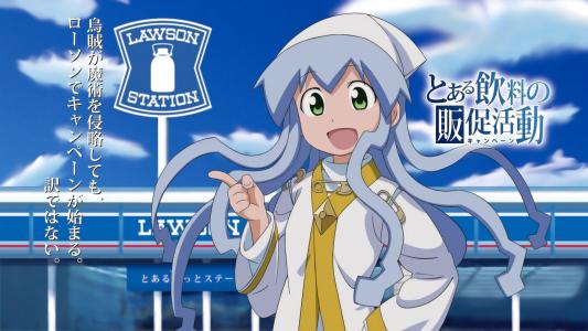 侵略!乌贼娘动漫高清电脑壁纸第4张