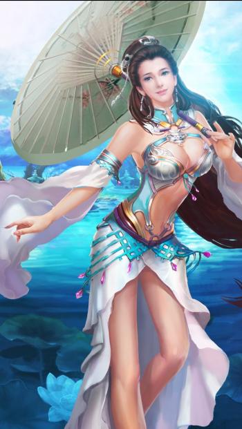 林志玲大唐无双2游戏代言高清手机壁纸第2张