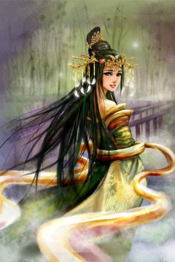美轮美奂兰陵王妃张含韵iPhone苹果手机壁纸第6张