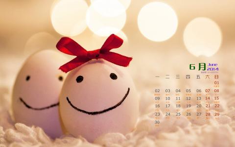 2014年12月日历壁纸唯美可爱小清新少女系蝴蝶结高清第3张