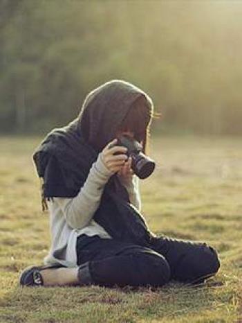 清新唯美可爱女生写真手机壁纸第4张