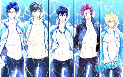 日本动漫Free!男子游泳部剧照桌面壁纸第一辑第5张