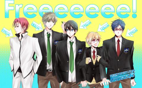 日本动漫Free!男子游泳部剧照桌面壁纸第一辑第6张