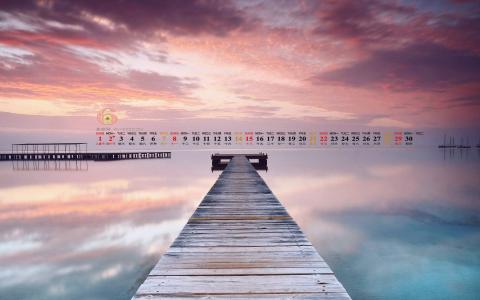 2014年9月日历壁纸蓝色风景海滩沙滩唯美大海图片合集(一)第0张
