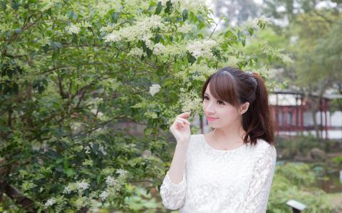 可爱女生创意手机壁纸图片第6张