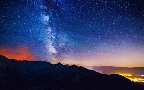 最新最流行养眼梦幻星空图片个性手机锁屏壁纸下载第0张