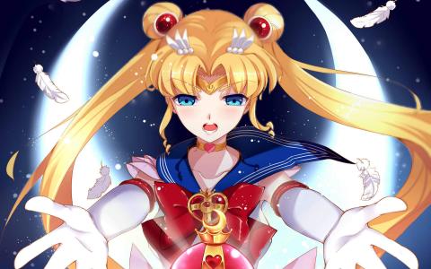 日本动漫美少女战士可爱唯美高清桌面壁纸(二)第0张