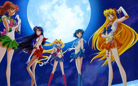 日本动漫美少女战士可爱唯美高清桌面壁纸(二)第1张