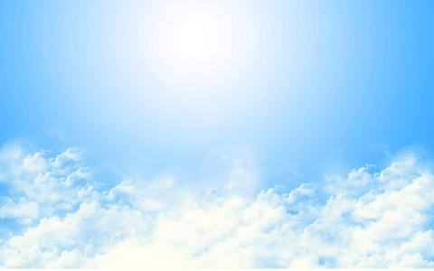 唯美意境蓝天白云小清新自然风光桌面壁纸(一)第0张