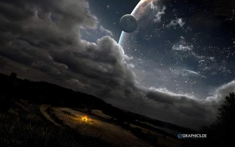精选唯美太空绚丽多彩璀璨星空宇宙高清图片电脑桌面壁纸下载第一辑第4张