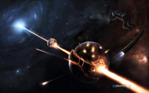 精选唯美太空绚丽多彩璀璨星空宇宙高清图片电脑桌面壁纸下载第一辑第5张