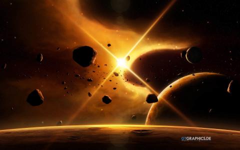 精选唯美太空绚丽多彩璀璨星空宇宙高清图片电脑桌面壁纸下载第一辑第1张