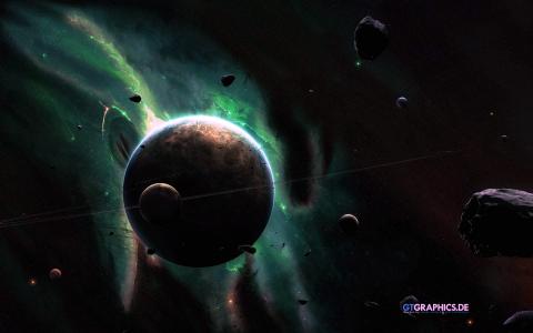 精选唯美太空绚丽多彩璀璨星空宇宙高清图片电脑桌面壁纸下载第一辑第2张