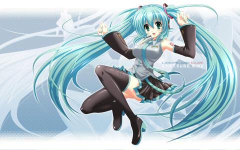 《初音未来》动漫高清电脑桌面壁纸第5张