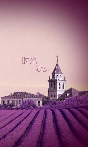 紫色的唯美风景非主流图片手机壁纸第0张