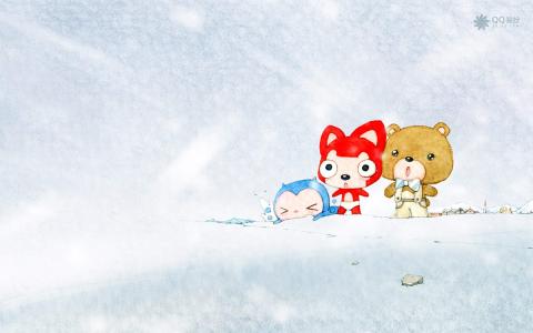 高清可爱卡通图片最新阿狸动漫电脑桌面壁纸第一辑第3张